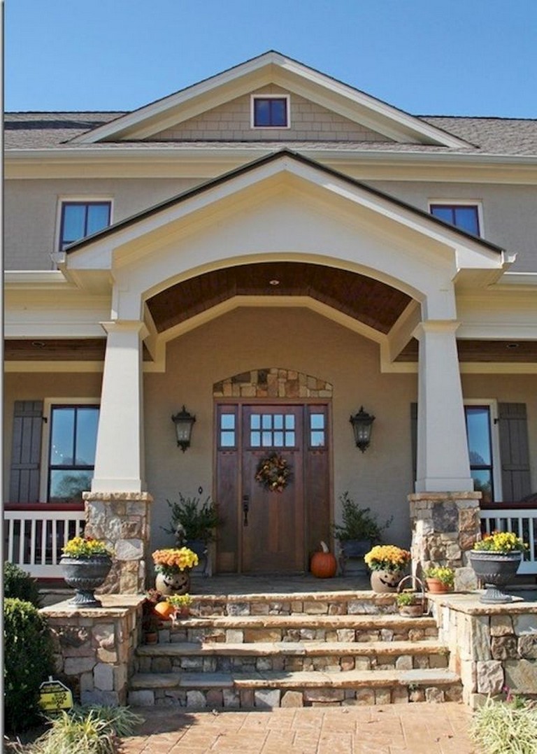 35 Beautiful Farmhouse Front Porch Steps Ideas Page 19 Of 34