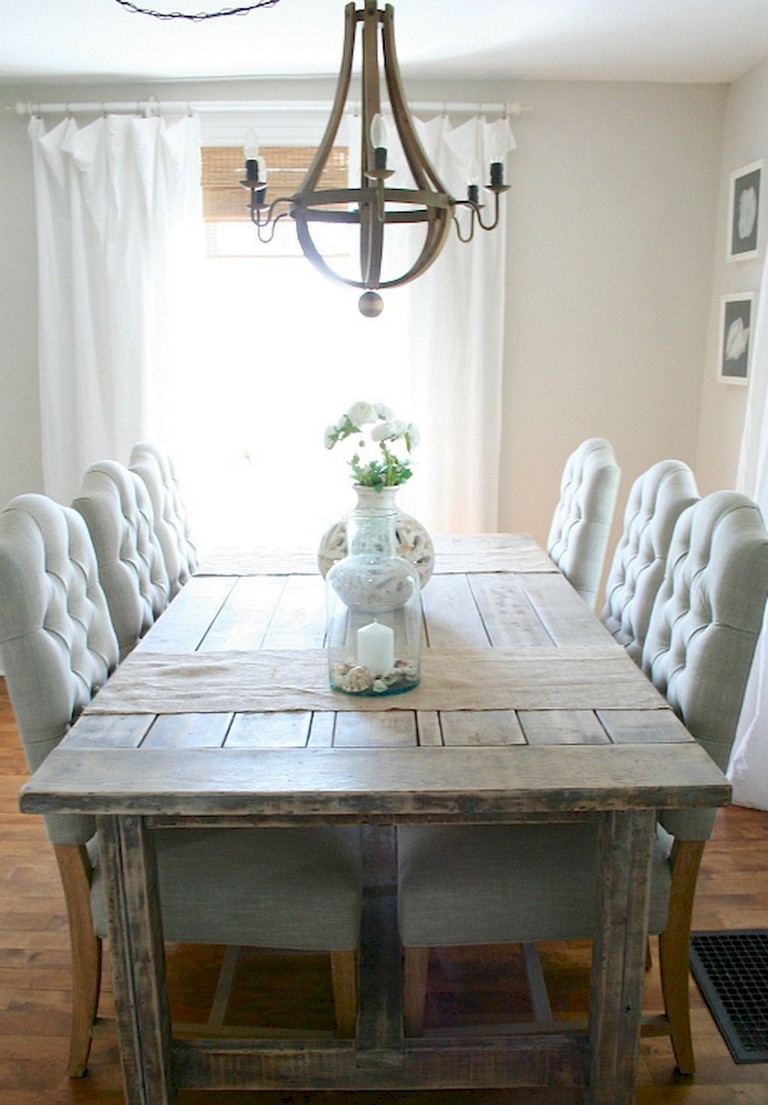 58 Amazing Farmhouse Style Dining Room Design Ideas - Page 11 of 63