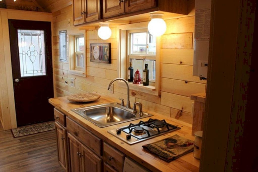 26+ Spectacular Small Kitchen Design For Tiny House