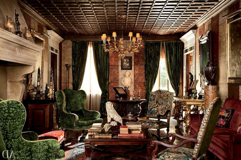 fancy renaissance living room aesthetics